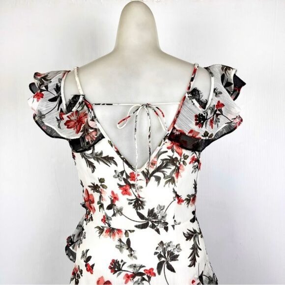 Avec Les Filles Floral Tiered Ruffled Dress 4 - Picture 9 of 12